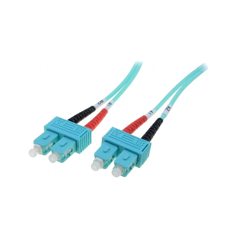 Patch Cord Fibră OM3 SC/PC 10m LSZH | Electronic-mag.ro | Componente Electronice