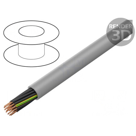 Cablu MEGAFLEX 500 0.5mm² Neecranat 300/500V Cu Litat | Electronic-mag.ro | Componente Electronice