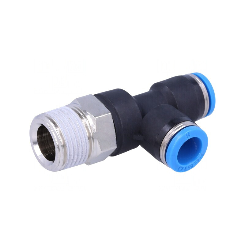 Racord Push-In T Ramificație 0,95-6bar PBT | Electronic-mag.ro | Componente Electronice