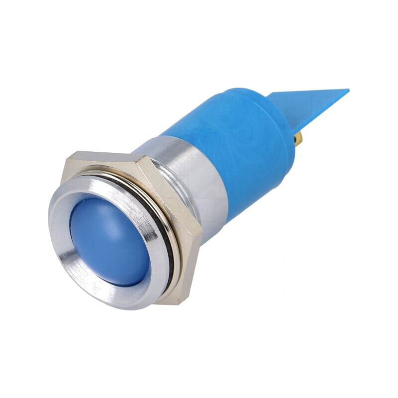 Lampă de control LED albastru IP67 24-28V | Electronic-mag.ro | Componente Electronice
