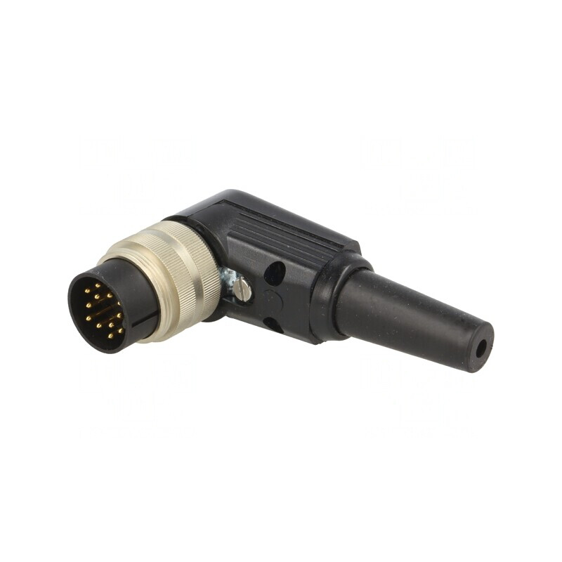 Conector M16 Mufă Tată 12 PIN Lipire pe Cablu 3A 60V IP40 | Electronic-mag.ro | Componente Electronice