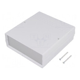 Carcasă ABS Gri Deschis 129x134x47mm | Electronic-mag.ro | Componente Electronice