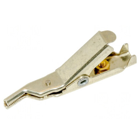 Bornă crocodil 5A max. 25,4mm | Electronic-mag.ro | Componente Electronice