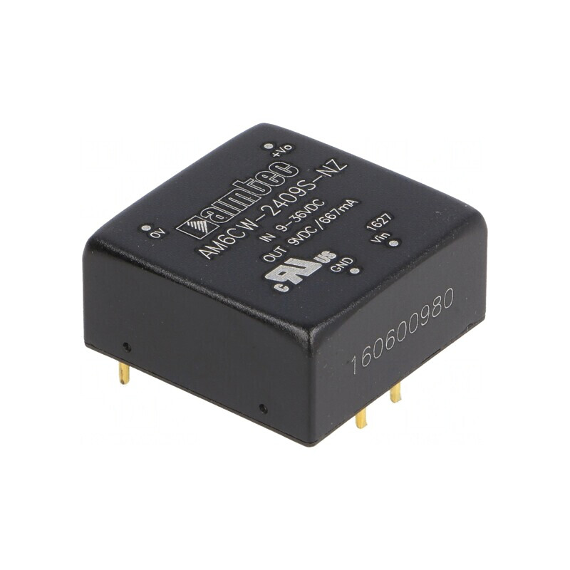 Convertor DC/DC 6W 9-36V la 9V 667mA 1x1 | Electronic-mag.ro | Componente Electronice
