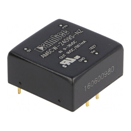 Convertor DC/DC 6W 9-36V la 9V 667mA 1x1 | Electronic-mag.ro | Componente Electronice