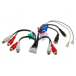 Conector; AVIC,Jack 2,5mm,Jack 3,5mm,RCA; Pioneer; PIN: 20