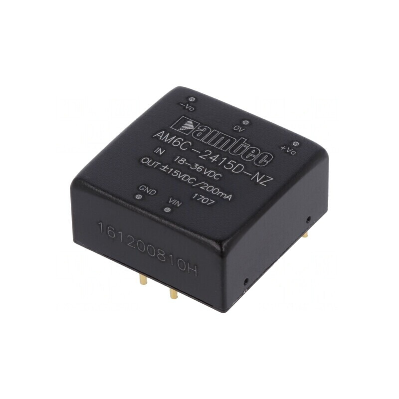Convertor DC/DC 6W 18-36V la 15V/-15V | Electronic-mag.ro | Componente Electronice