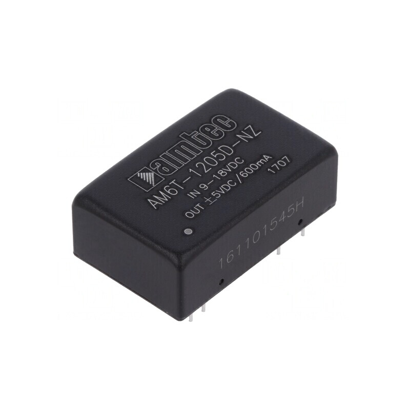 Convertor DC/DC 6W 9-18V la ±5V DIP24 | Electronic-mag.ro | Componente Electronice