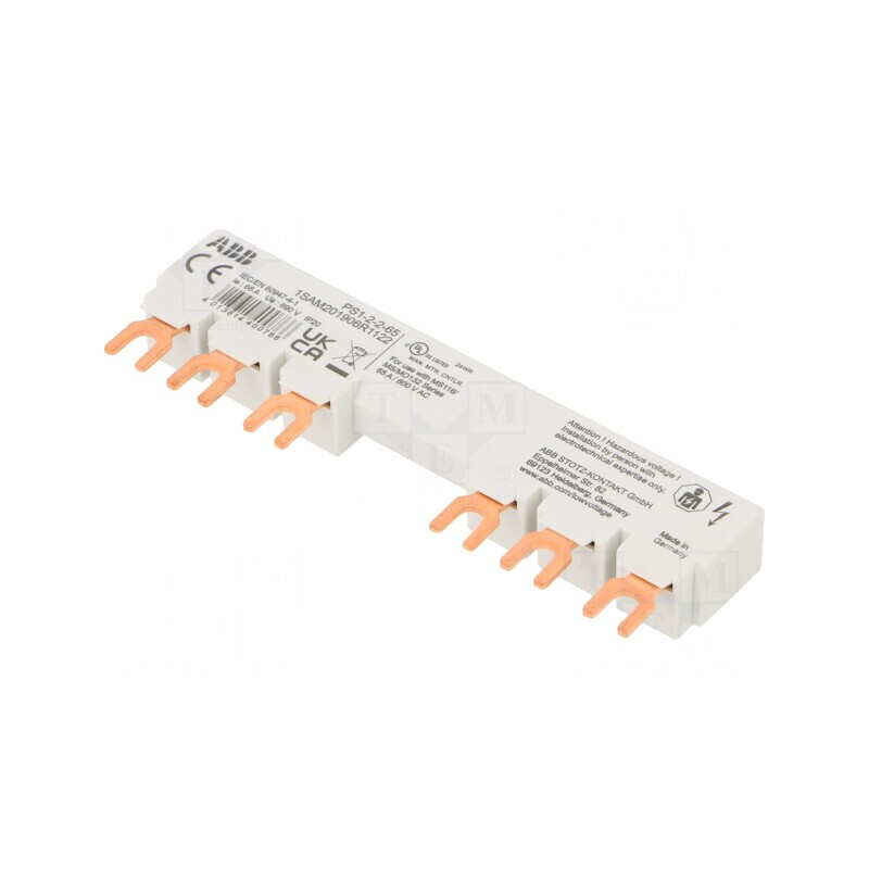 Bară colectoare 10mm2 3 Poli 65A 690VAC 250VDC | Electronic-mag.ro | Componente Electronice