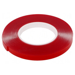 Bandă dublu adezivă acrilică 12mm x 5,5m | Electronic-mag.ro | Componente Electronice