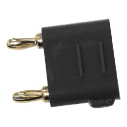 Conector banană 3mm negru 5A ABS | Electronic-mag.ro | Componente Electronice