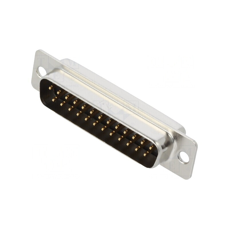 Conector D-Sub 25-Pin Mufă Tată Lipire Aurit | Electronic-mag.ro | Componente Electronice