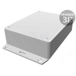 Carcasă Universală Gri IP54 94x121x35mm ABS | Electronic-mag.ro | Componente Electronice