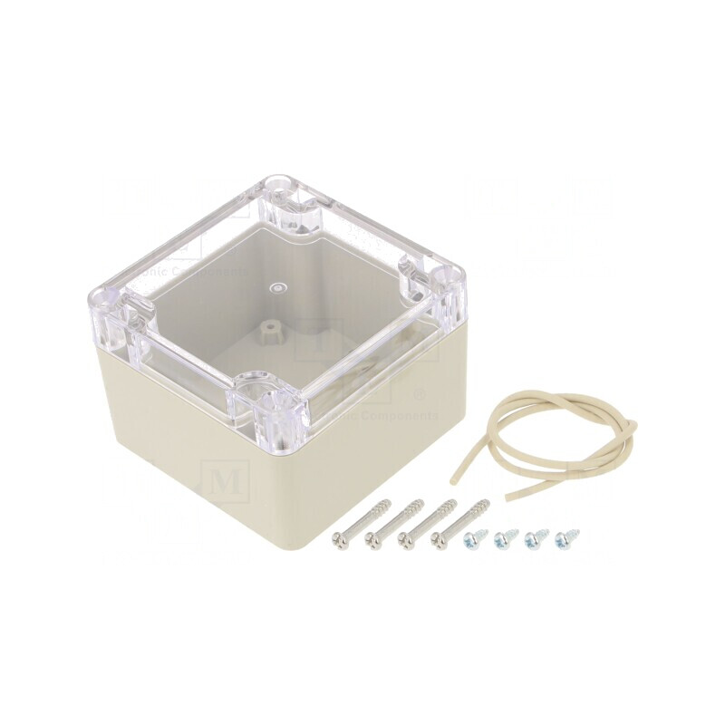 Carcasă Universală ABS Bej IP65 Ritec 80x82x55mm | Electronic-mag.ro | Componente Electronice