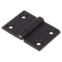 Balama Neagră Aluminiu-Zinc 76mm x 50mm | Electronic-mag.ro | Componente Electronice