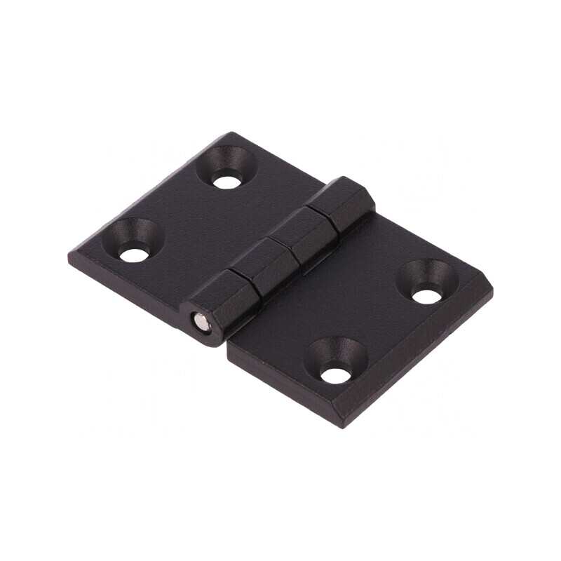 Balama Neagră Aluminiu-Zinc 76mm x 50mm | Electronic-mag.ro | Componente Electronice