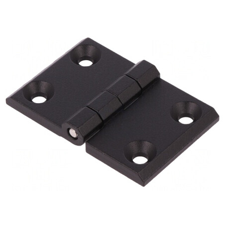 Balama Neagră Aluminiu-Zinc 76mm x 50mm | Electronic-mag.ro | Componente Electronice