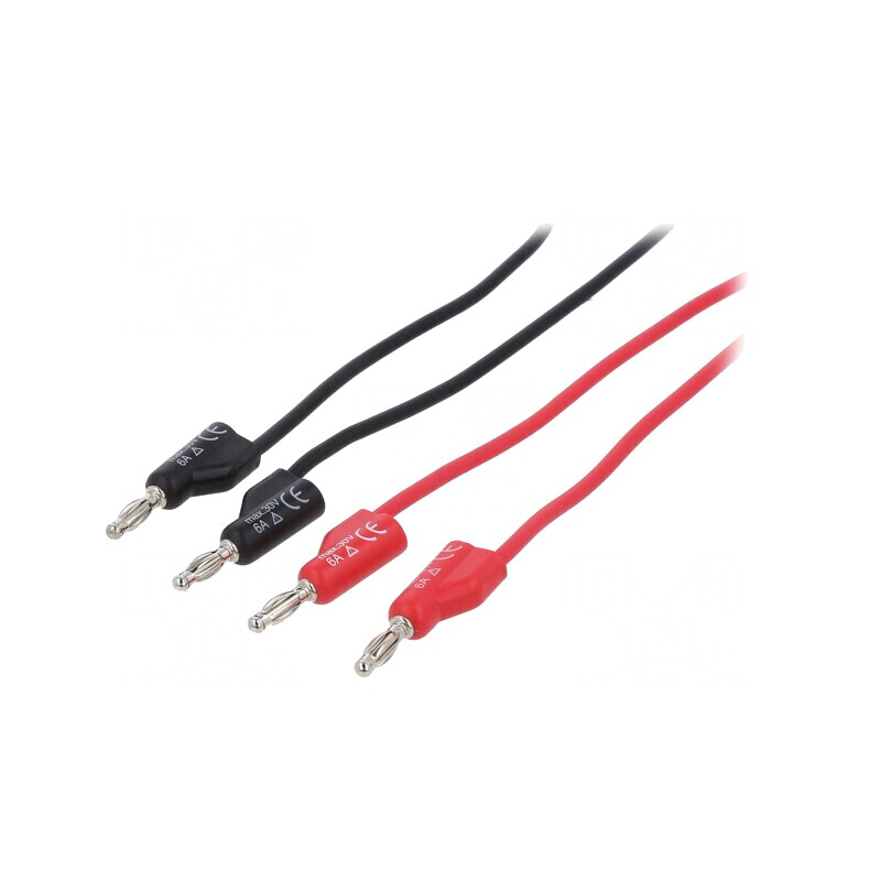 Cabluri de măsurare 30V 6A 1m Negru/Roșu | Electronic-mag.ro | Componente Electronice Cabluri de măsurare 30V 6A 1m Negru/Roșu | Electronic-mag.ro | Componente Electronice