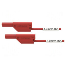 Cablu de măsurare 16A cu mufă banană 4 mm | Electronic-mag.ro | Componente Electronice