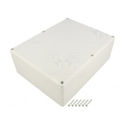 Carcasă universală ABS gri 174x224x80mm cu garnitură | Electronic-mag.ro | Componente Electronice