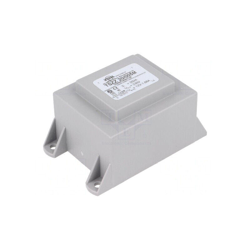 Transformator Încapsulat 20VA 230V AC-12V 1.66A PCB | Electronic-mag.ro | Componente Electronice Transformator Încapsulat 20VA 230V AC-12V 1.66A PCB | Electronic-mag.ro | Componente Electronice
