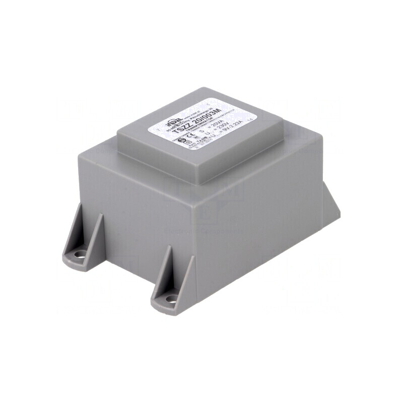 Transformator încapsulat 20VA 230VAC 9V 2,22A PCB | Electronic-mag.ro | Componente Electronice