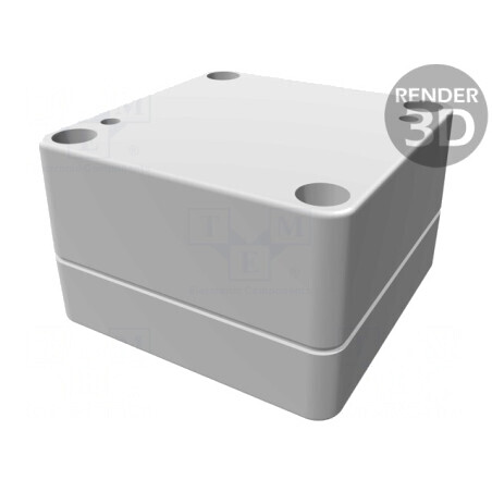 Carcasă Universală Policarbonat 65x65x40mm | Electronic-mag.ro | Componente Electronice