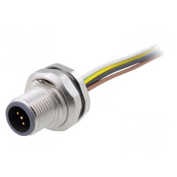 Soclu M12 5PIN tată DeviceNet/CANopen 0,5m | Electronic-mag.ro | Componente Electronice