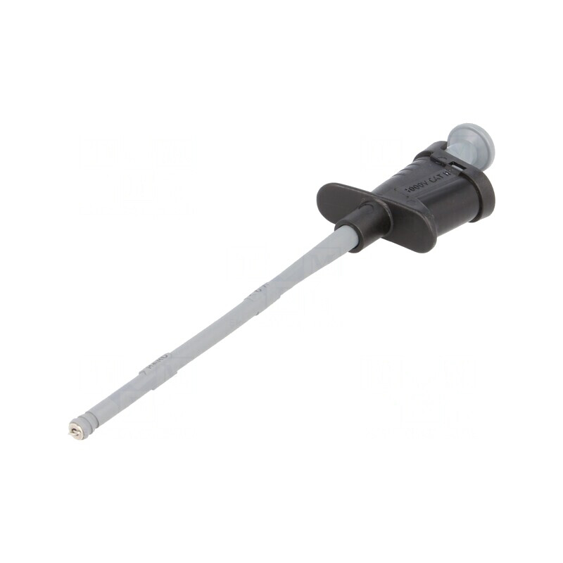 Pensetă Clips de Măsurare Neagră 1000V 4mm 6A | Electronic-mag.ro | Componente Electronice Pensetă Clips de Măsurare Neagră 1000V 4mm 6A | Electronic-mag.ro | Componente Electronice
