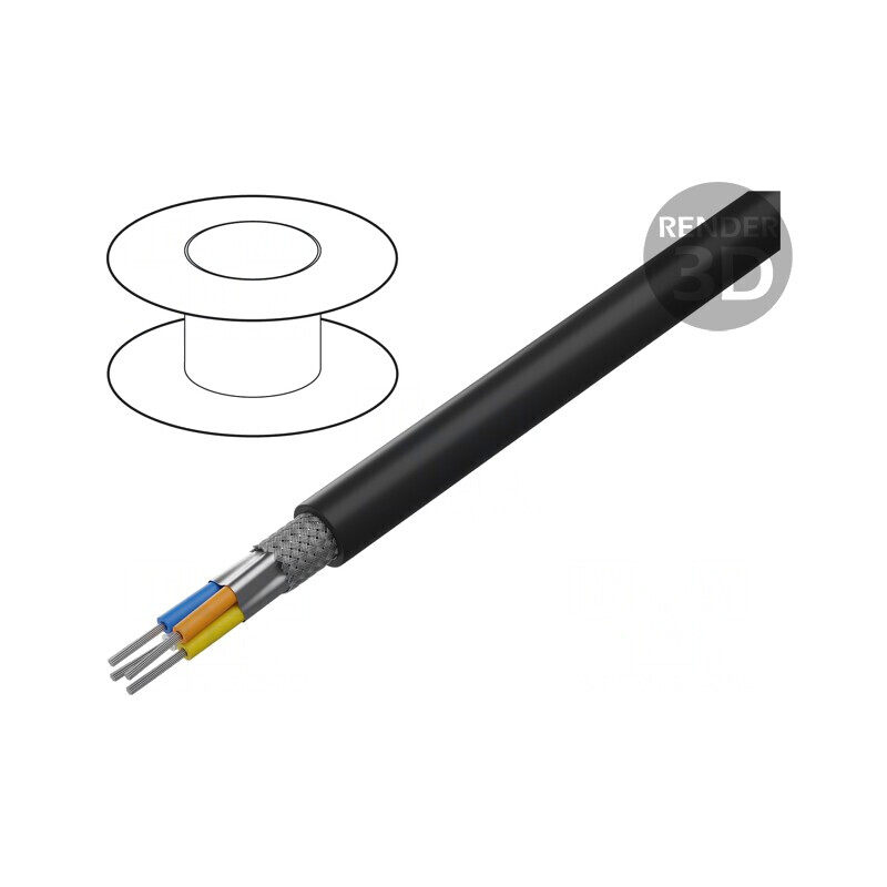 Cablu ETHERLINE® TRAIN SF/UTP Cat5e 4x0.5mm2 Negru | Electronic-mag.ro | Componente Electronice Cablu ETHERLINE® TRAIN SF/UTP Cat5e 4x0.5mm2 Negru | Electronic-mag.ro | Componente Electronice