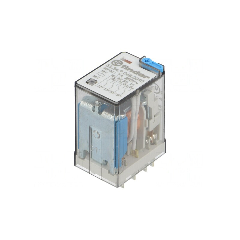 Releu Electromagnetic 4PDT 48VDC 7A | Electronic-mag.ro | Componente Electronice
