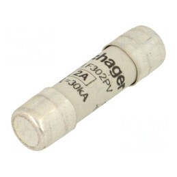 Siguranţă gPV Întârziere 2A 1kVDC 10x38mm