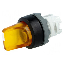 Comutator rotativ 22mm galben MLB-1 IP66 3 poziții | Electronic-mag.ro | Componente Electronice
