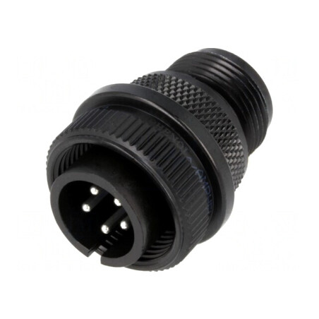 Conector Circular Aluminiu Negru 14S 97-3106A-14S-5P | Electronic-mag.ro | Componente Electronice