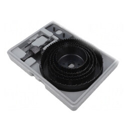 Set Carote Găurit 8 Bucăți 64mm-127mm | Electronic-mag.ro | Componente Electronice