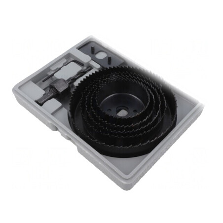 Set Carote Găurit 8 Bucăți 64mm-127mm | Electronic-mag.ro | Componente Electronice
