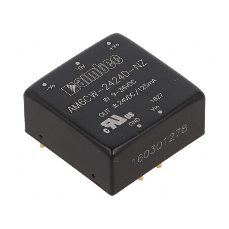 Convertor DC/DC 6W 9-36V la 24V/-24V | Electronic-mag.ro | Componente Electronice