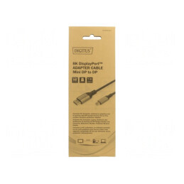 Cablu DisplayPort 1.2 1m Negru Aluminiu | Electronic-mag.ro | Componente Electronice