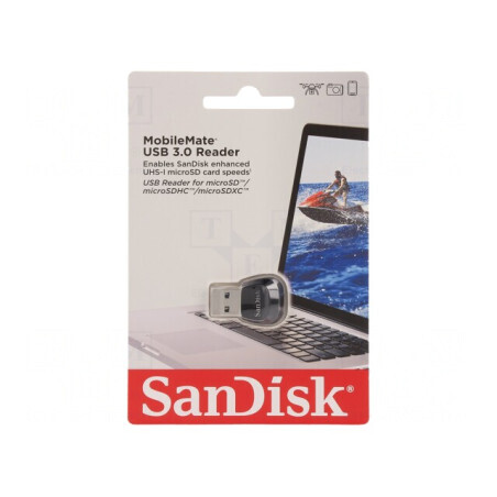 Cititor Card USB 3.0 Negru 170Mbps | Electronic-mag.ro | Componente Electronice