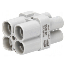 Conector HDC Mamă Han Q 4PIN Crimpat | Electronic-mag.ro | Componente Electronice