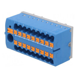 Bloc de Distribuție 2.5mm2 6mm2 1 PTFIX | Electronic-mag.ro | Componente Electronice