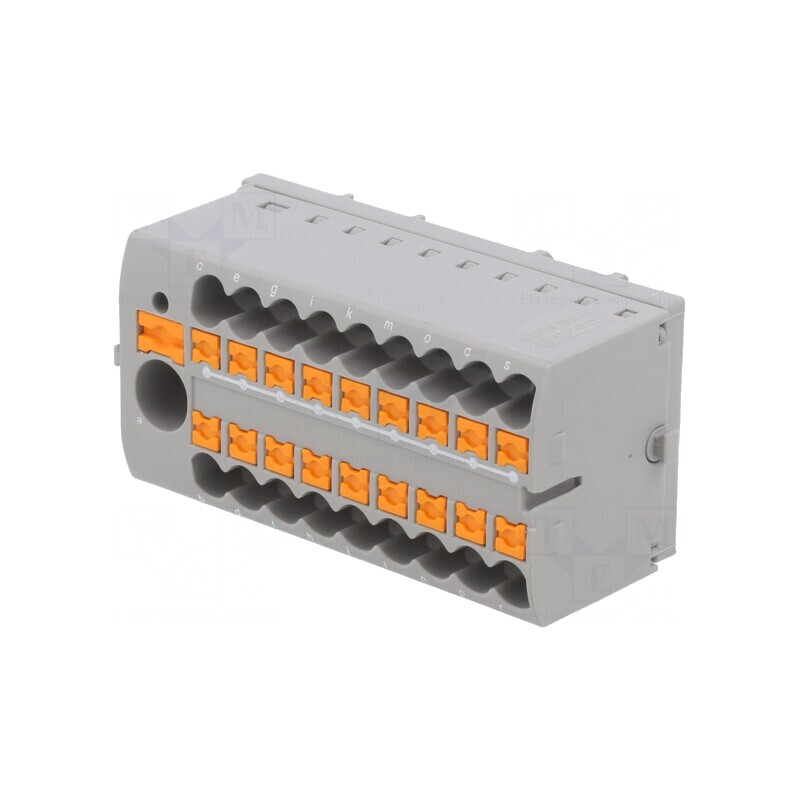 Bloc de Distribuție 2.5mm2 6mm2 Gri | Electronic-mag.ro | Componente Electronice Bloc de Distribuție 2.5mm2 6mm2 Gri | Electronic-mag.ro | Componente Electronice