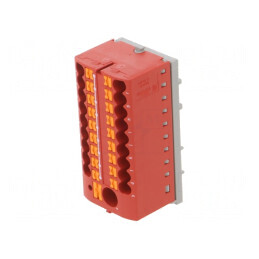 Bloc de Distribuție 2,5mm2/6mm2 cu Piste Roșii | Electronic-mag.ro | Componente Electronice