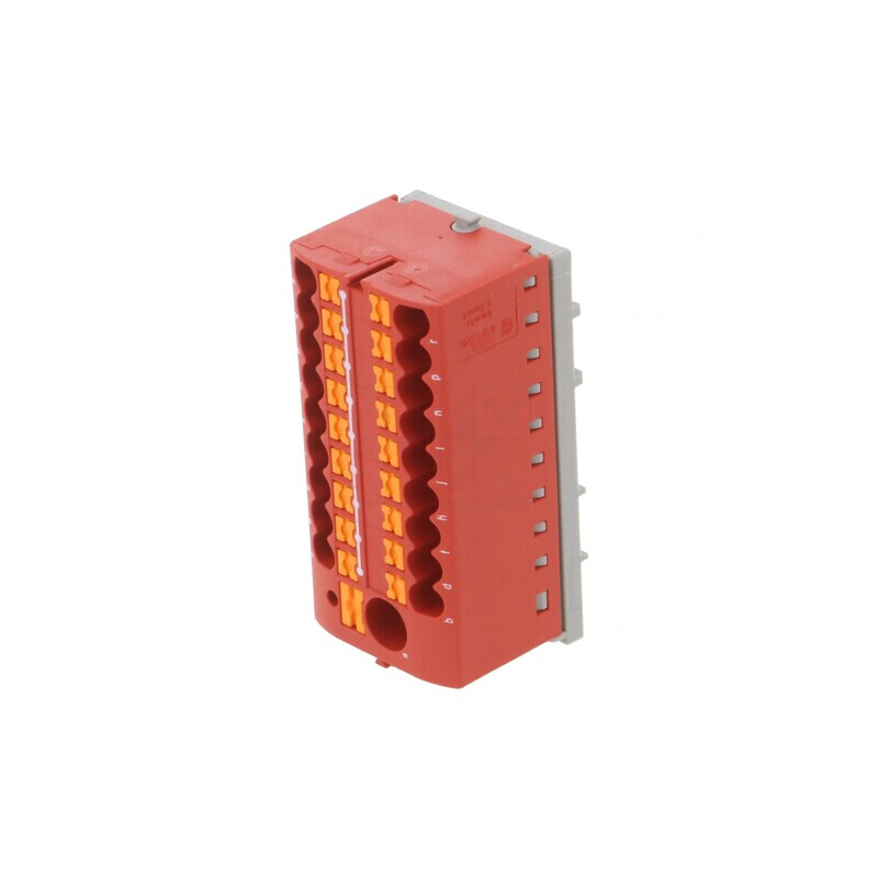 Bloc de Distribuție 2,5mm2/6mm2 cu Piste Roșii | Electronic-mag.ro | Componente Electronice