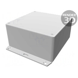 Carcasă universală 120x120x60mm ABS neagră | Electronic-mag.ro | Componente Electronice