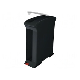Carcasă pentru șină DIN, gri închis | Electronic-mag.ro | Componente Electronice