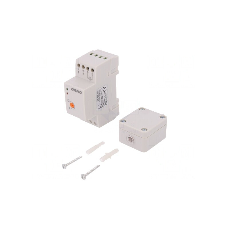Întrerupător crepuscular șină DIN 230V 20A | Electronic-mag.ro | Componente Electronice