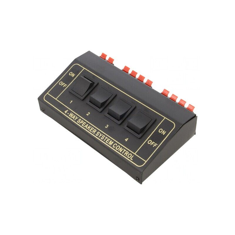 Selector de Boxe cu 2 Ieșiri - Bornă cu Arc | Electronic-mag.ro | Componente Electronice