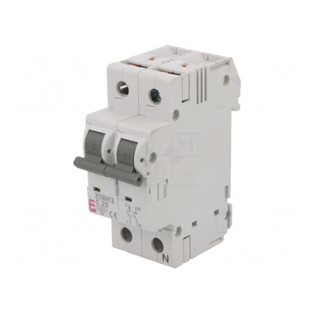 Întrerupător Supracurent 25A 1P 230/400V | Electronic-mag.ro | Componente Electronice
