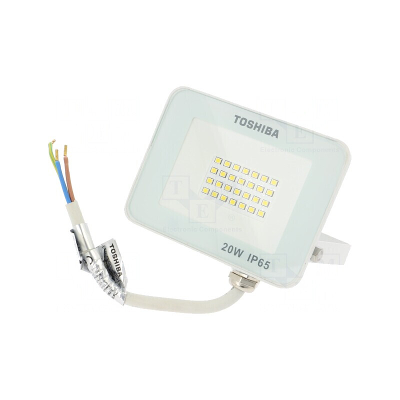 Proiector LED 20W Alb Rece 6500K 120° | Electronic-mag.ro | Componente Electronice